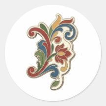 Rosemaling-Vinyl-Aufkleber!