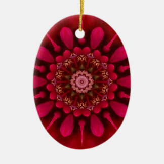 RoseMandala Keramikornament