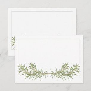 ROSEMARY 3.5x5 Flachkarte / Horizontal Karte
