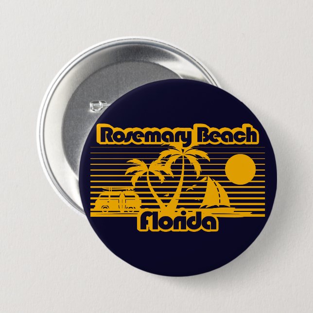 Rosemary Beach Florida Button (Vorne & Hinten)