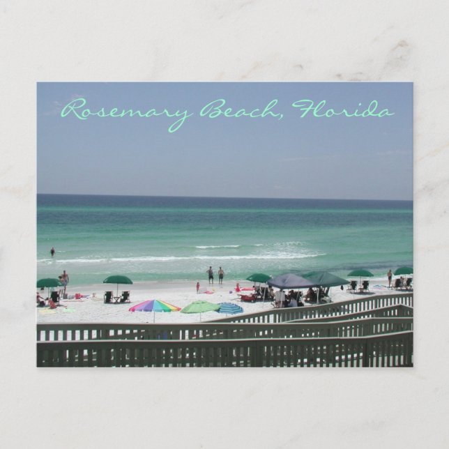 Rosemary Beach Florida Postkarte (Vorderseite)