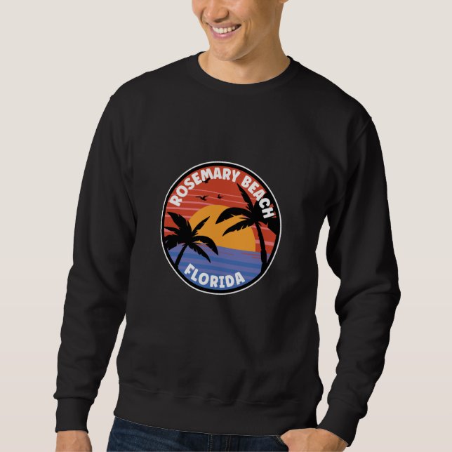 Rosemary Beach Florida Sunset Paradise Sweatshirt (Vorderseite)