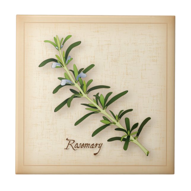 Rosemary Herb Fliese (Vorderseite)