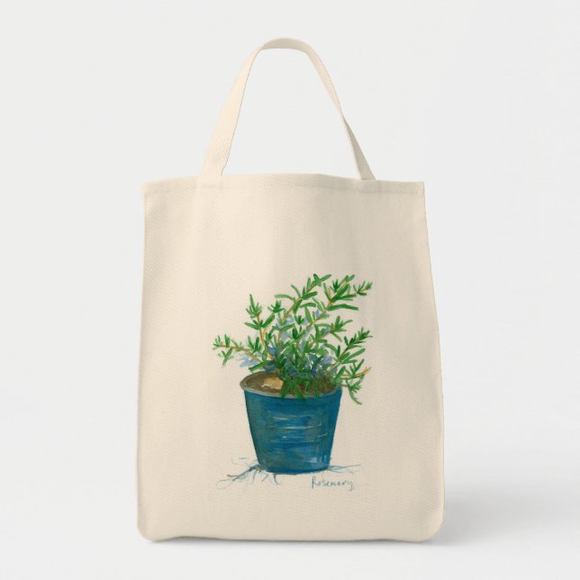 Rosemary Herb Pflanze Garden Tragetasche (Vorne)