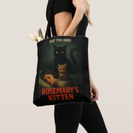 Rosemary’s Kitten – Vintage Horror Cat Parody Tasche