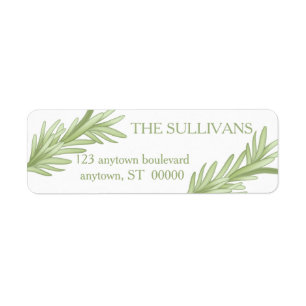 Rosemary Sprigs Herbal Wedding