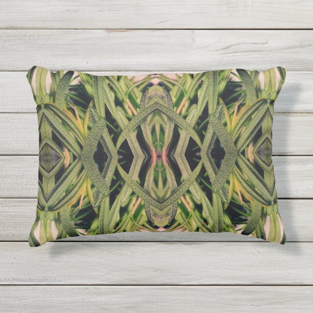Rosemary Tapestry Kissen Für Draußen (Vorderseite)