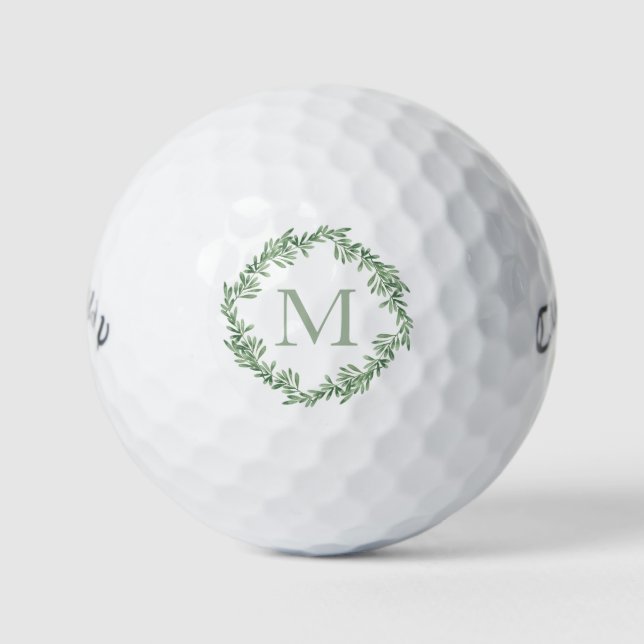 Rosemary Wreath Golf Balls Golfball (Vorderseite)