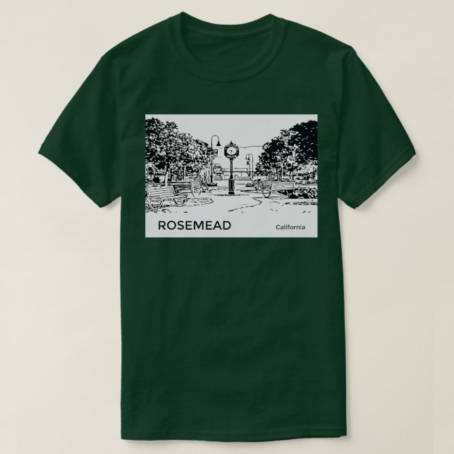 Rosemead California TShirt (Design vorne)