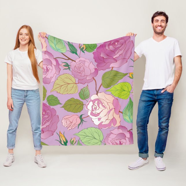 Rosen 18 fleecedecke (Beispiel)