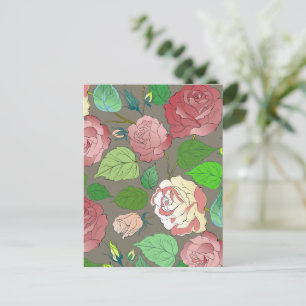 Rosen 30 postkarte