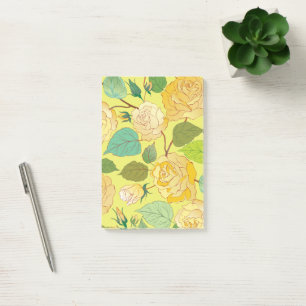 Rosen 4 post-it klebezettel