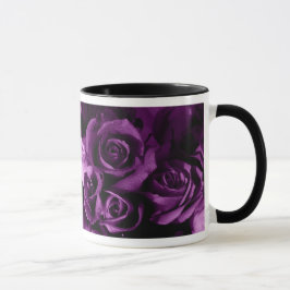 Rosen-Becher lila Tasse