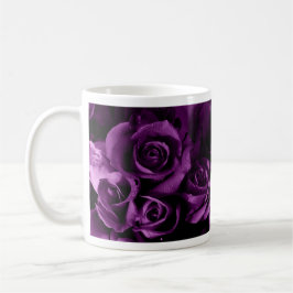 Rosen-Becher lila Tasse