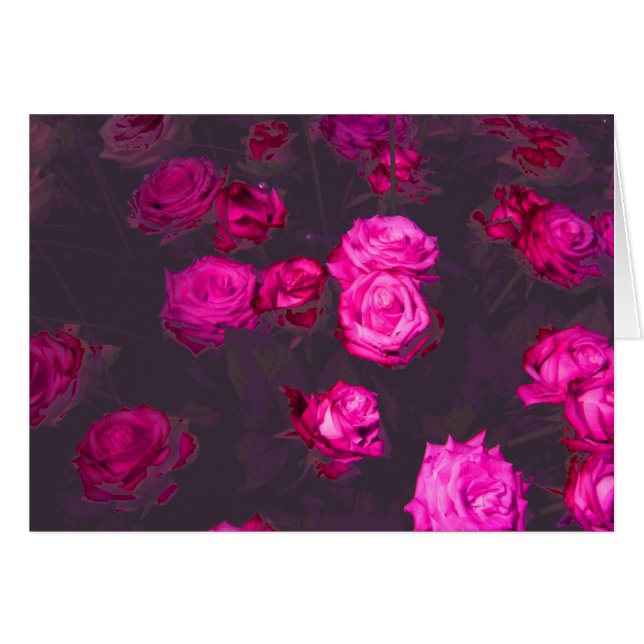 Rosen-Berufungs-Karte (Vorderseite (Horizontal))