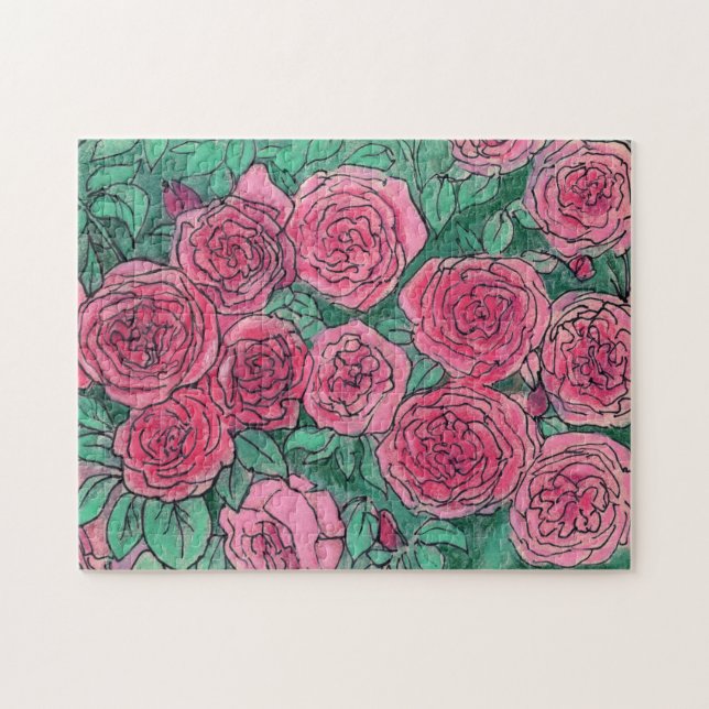 Rosen blühende Blume Rose Gartenanlage (Horizontal)