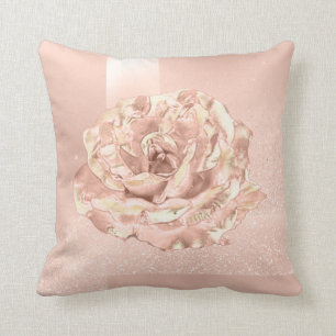 Rosen-Blume erröten dünne Kissen
