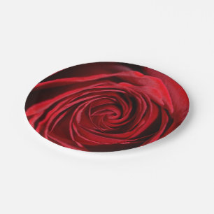 Rosen-Blumen-Papier-Teller Pappteller