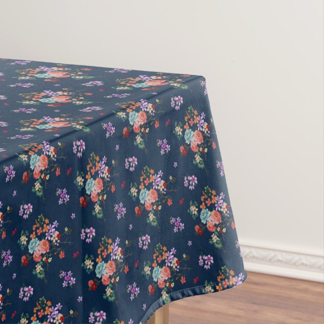 Rosen-Blumenstrauß-Blumenmuster Tischdecke (Beispiel)
