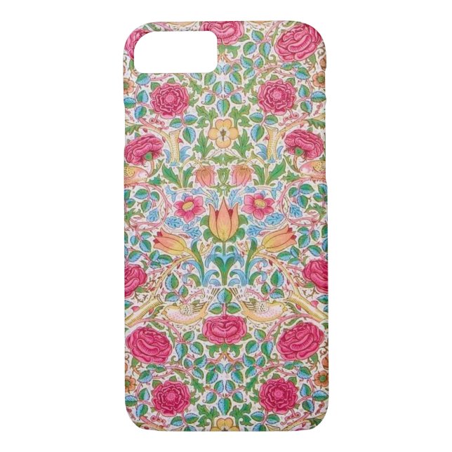 Rosen-Entwurf mit Vögeln Case-Mate iPhone Hülle (Rückseite)