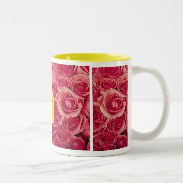 Rosen-Entwurfs-Tasse Zweifarbige Tasse (Rechts)