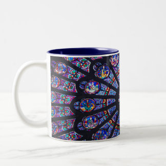 Rosen-Fenster Paris Zweifarbige Tasse