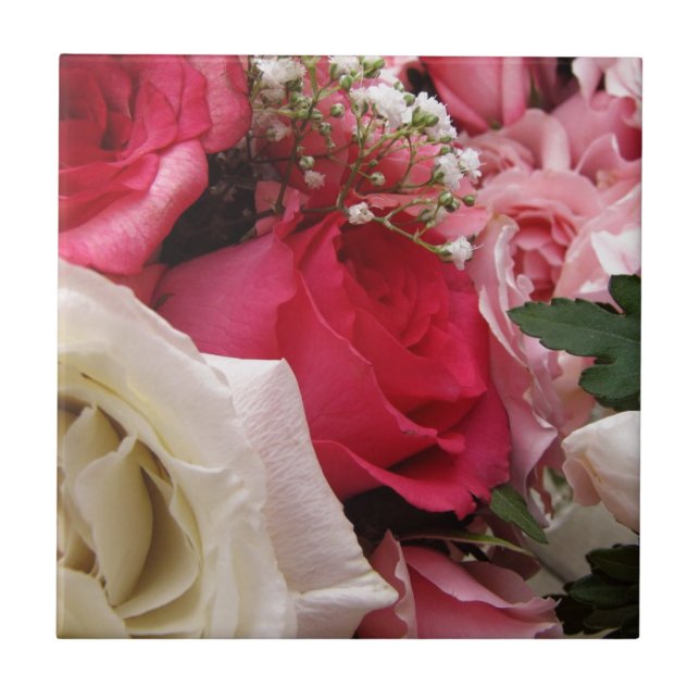 Rosen Fliese (Vorderseite)