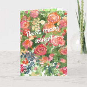 Rosen für die beste Mutter überhaupt! Karte