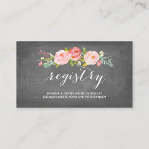 Rosen-Garten-Blumenhochzeits-Register-Karte Begleitkarte