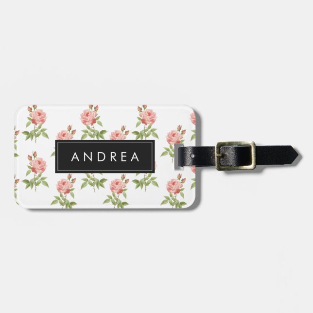 Rosen-Garten, personalisierter Gepäck-Umbau Gepäckanhänger (Vorderseite horizontal)