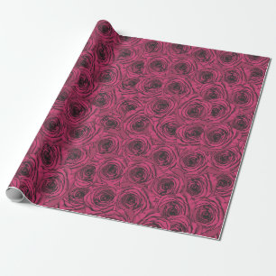 Rosen Geschenkpapier