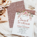 Rosen Gold Pink Glitzer 16 . Geburtstag Einladung<br><div class="desc">Feiern Sie Ihren besonderen Tag mit unserer Rose Gold Pink Glitzer 16 . Geburtstag Einladungen. Personalisieren Sie mit Ihren Party-Informationen,  um eine von einer freundlichen Einladung,  dass Ihre Familie und Freunde sicher sind,  Liebe zu schaffen.</div>