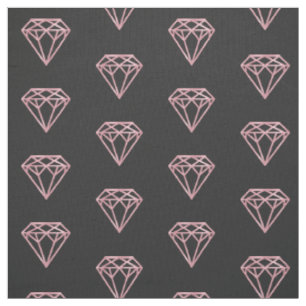Rosen-Golddiamant Stoff