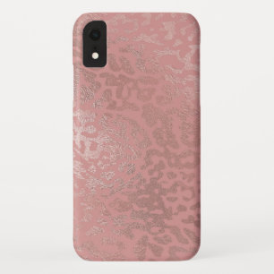 Rosen-Goldfoliecheetah-Tier-Muster Case-Mate iPhone Hülle
