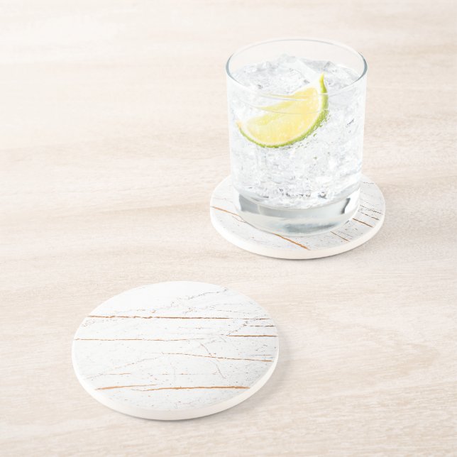 Rosen-Goldmarmor Sandstein Untersetzer (Seite)