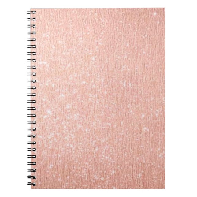 Rosen-Goldnotizbuch Notizblock (Vorderseite)