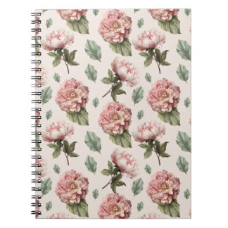 Rosen Handyhülle vintage für Blumenliebhaber Notizblock