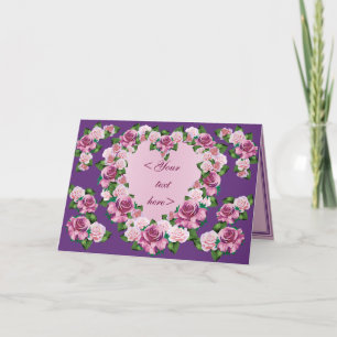 ROSEN-HERZ-KUNDENSPEZIFISCHE KARTE