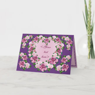 ROSEN-HERZ-KUNDENSPEZIFISCHE KARTE