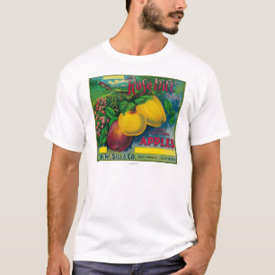 Rosen-Hügel-Apple-Kiste LabelWatsonville, CA T-Shirt