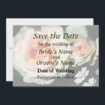 Rosen in blass rosa im Garten Save The Date<br><div class="desc">Wenn Ihre Lieblingsstiftung Rose sind,  wäre dieses wunderschöne Design der Rose,  Daffodil Trio,  die ideale Wahl für Ihre "Save the Date" Vorräte. Wählen Sie aus Karten,  Magneten,  Etiketten und Briefmarke. Kann für eine Hochzeit,  Verlobung oder Jubiläum Party verwendet werden.</div>