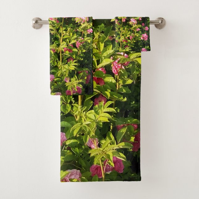 Rosen in Blüte Badhandtuch Set (Insitu)