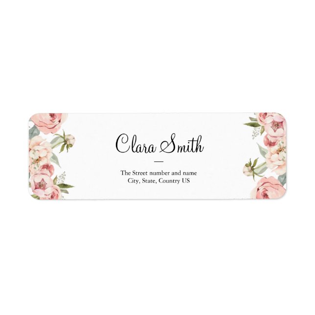 Rosen in Rosa, Rose, Blumenbezug (Vorne)