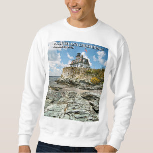 Rosen-Insel-Leuchtturm, Rhode Island Sweatshirt