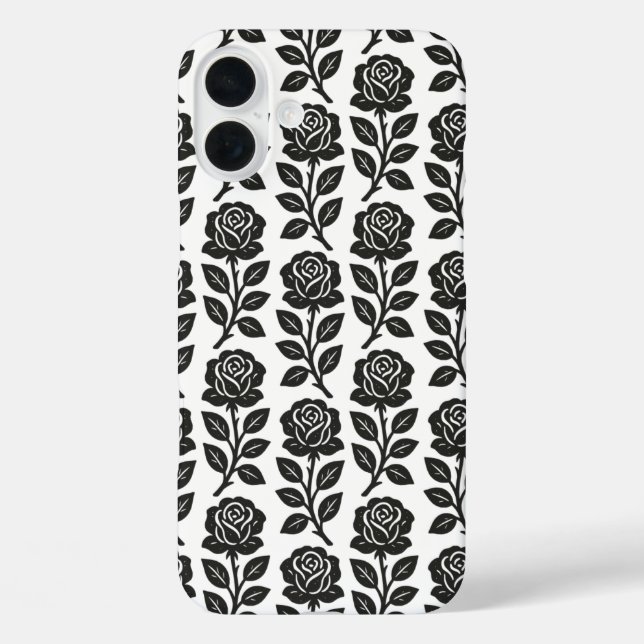 Rosen iPhone 16 Plus Hülle (Rückseite)