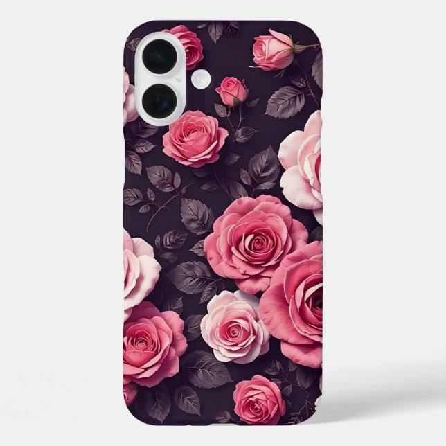Rosen iPhone 16 Plus Hülle (Rückseite)