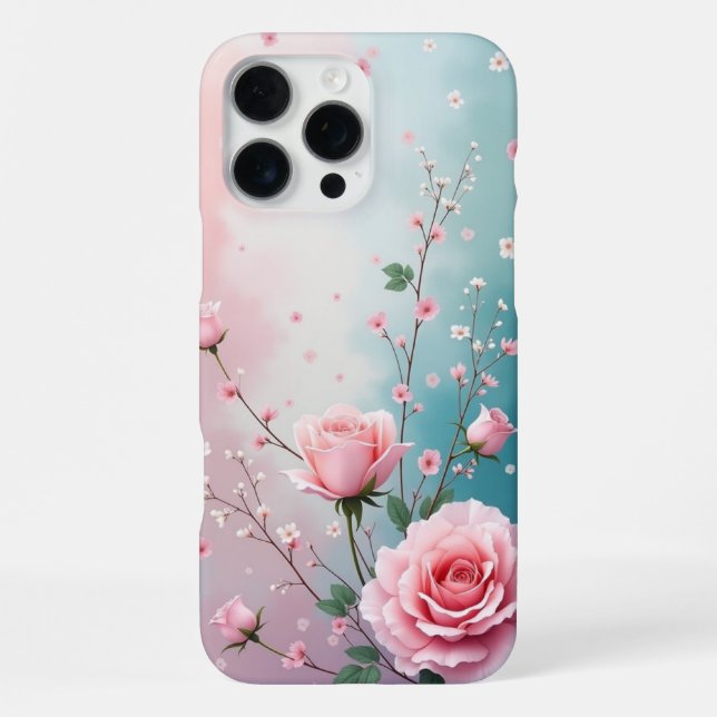 Rosen iPhone 16 Pro Max Hülle (Rückseite)