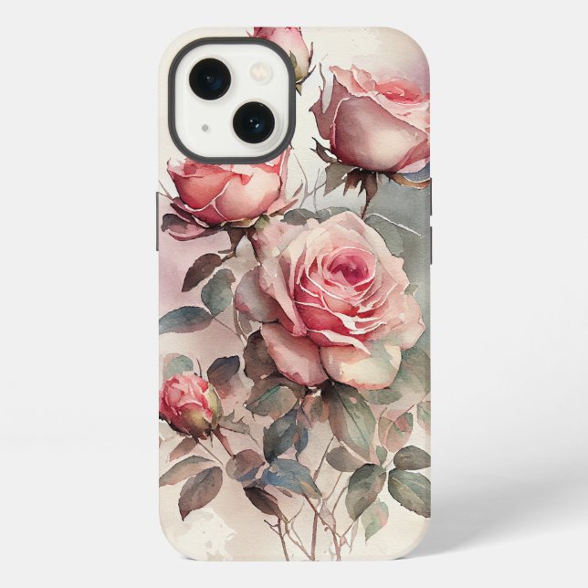 Rosen iPhone Hülle (Rückseite)
