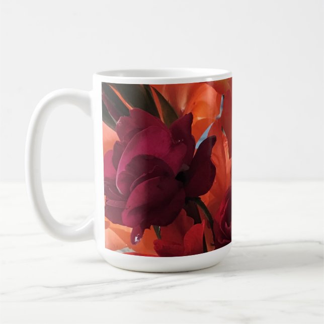 Rosen-Kaffeetasse Kaffeetasse (Links)