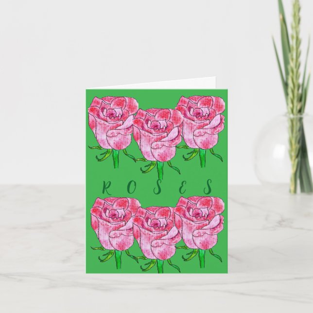 Rosen  karte (Vorderseite)